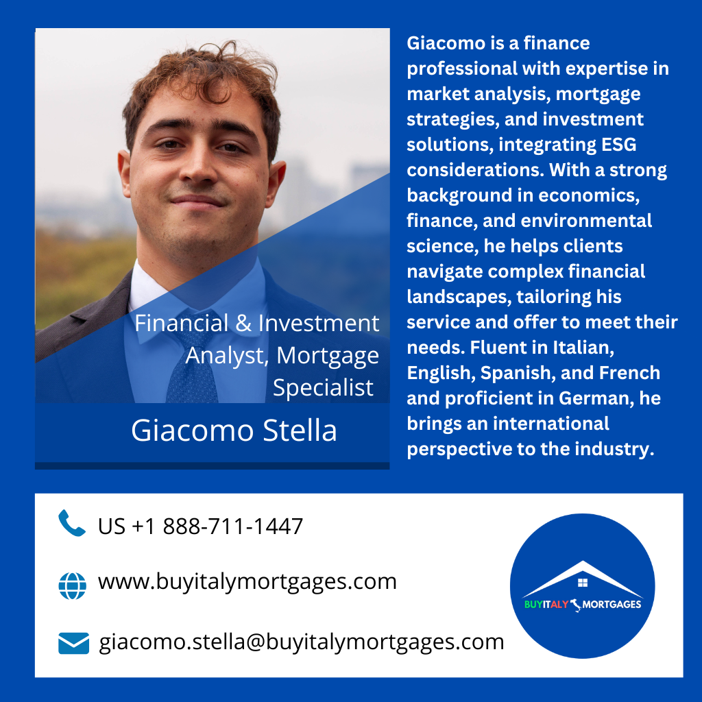 Giacomo Stella, Financial & Investment Analyst, Mortgage Specialist